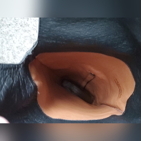 Black Leather Over-the-Knee Boot - Picture 12 of 15